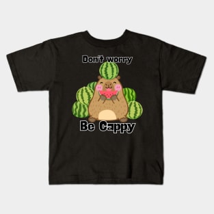 Don't Worry, be Cappy Kids T-Shirt